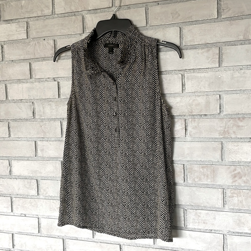 J.Crew Ruffle Neck Blouse
